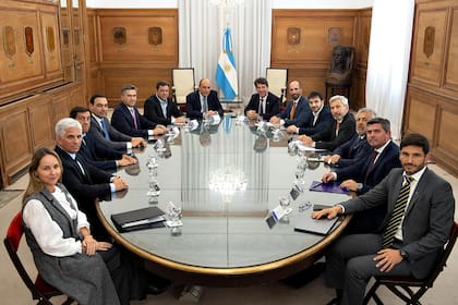 Los gobernadores de JxC fueron recibidos en la Casa Rosada durante la semana