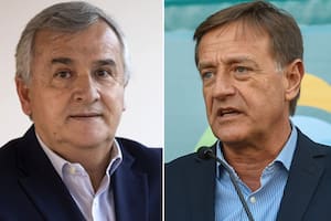 Los gobernadores de Mendoza y Jujuy, Rodolfo Suárez y Gerardo Morales