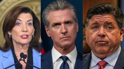 Los gobernadores demócratas mostraron su rechazo al ataque a dos soldados de la Guardia Nacional a pocas cuadras de la Casa Blanca