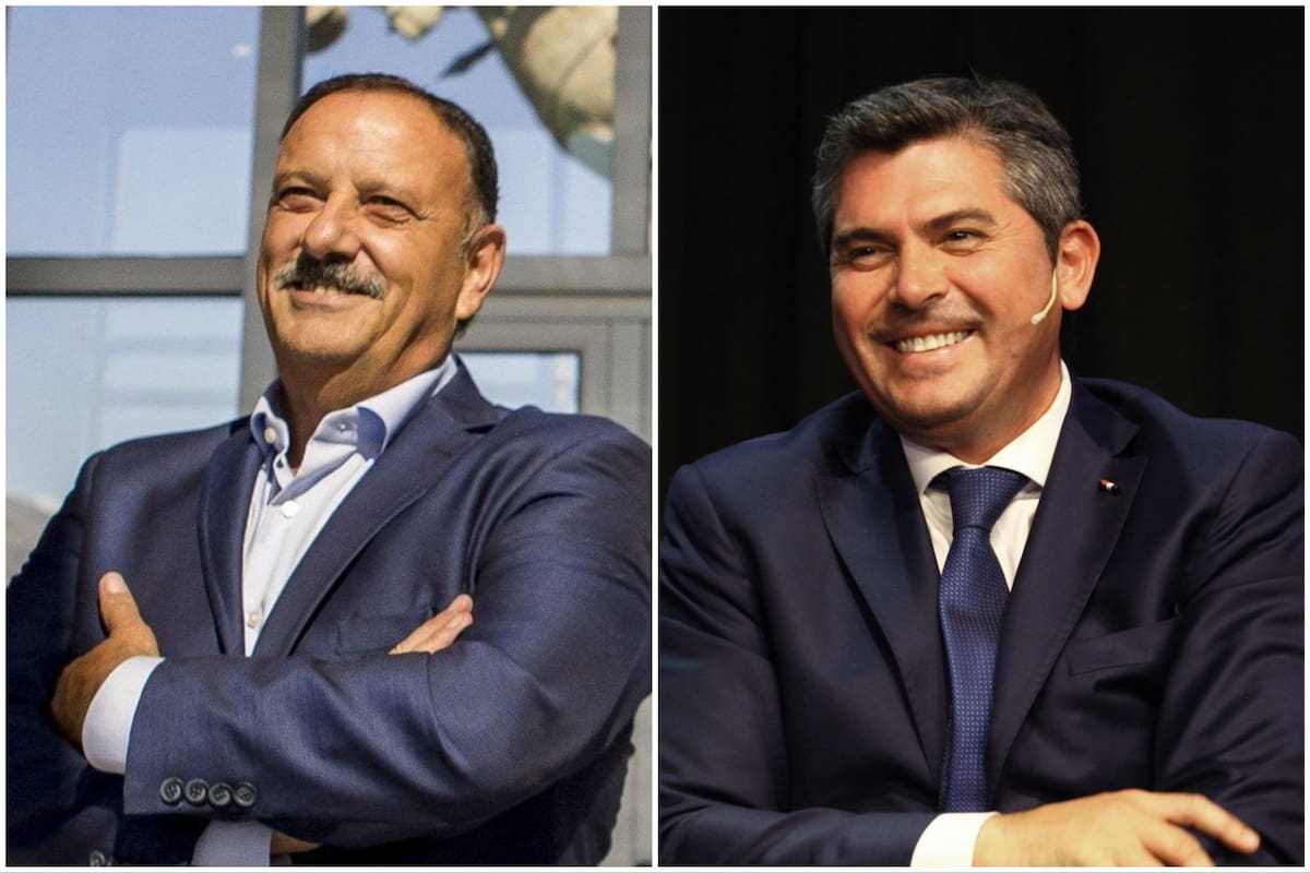 Los gobernadores Ricardo Quintela (La Rioja) y Marcelo Orrego (San Juan)