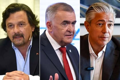 Los gobernadores Sáenz, Jaldo y Figueroa