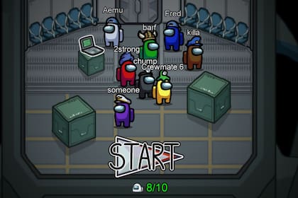 Los gráficos del Among Us son muy sencillos, lo mismo que sus controles; depende más del ingenio que de la destreza física, y es apto para grandes y chicos