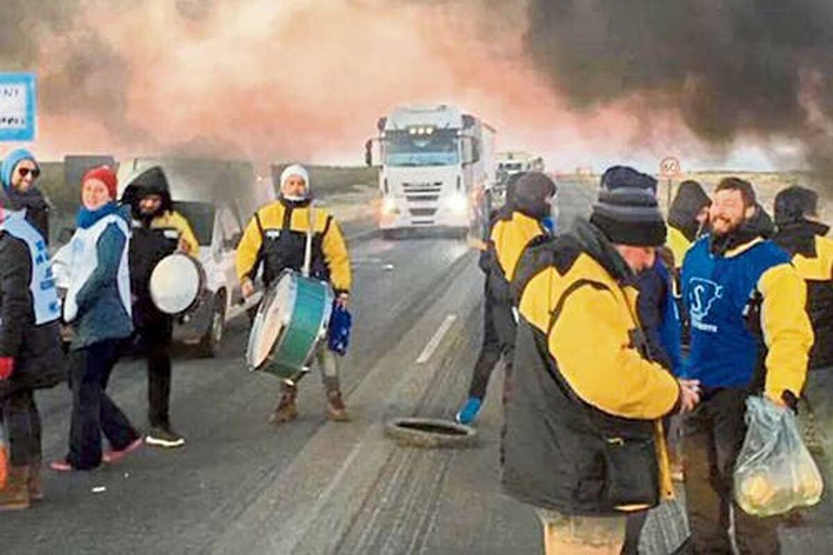 Los gremios instalaron piquetes en Comodoro Rivadavia