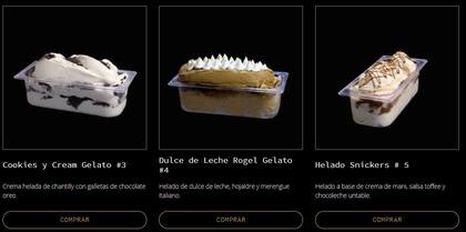 Los helados cuestan su equivalente a US$1000