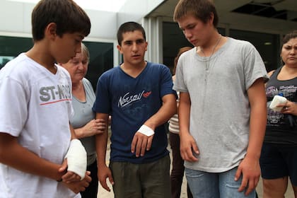 Los heridos fueron atendidos en el hospital municipal de Campana
