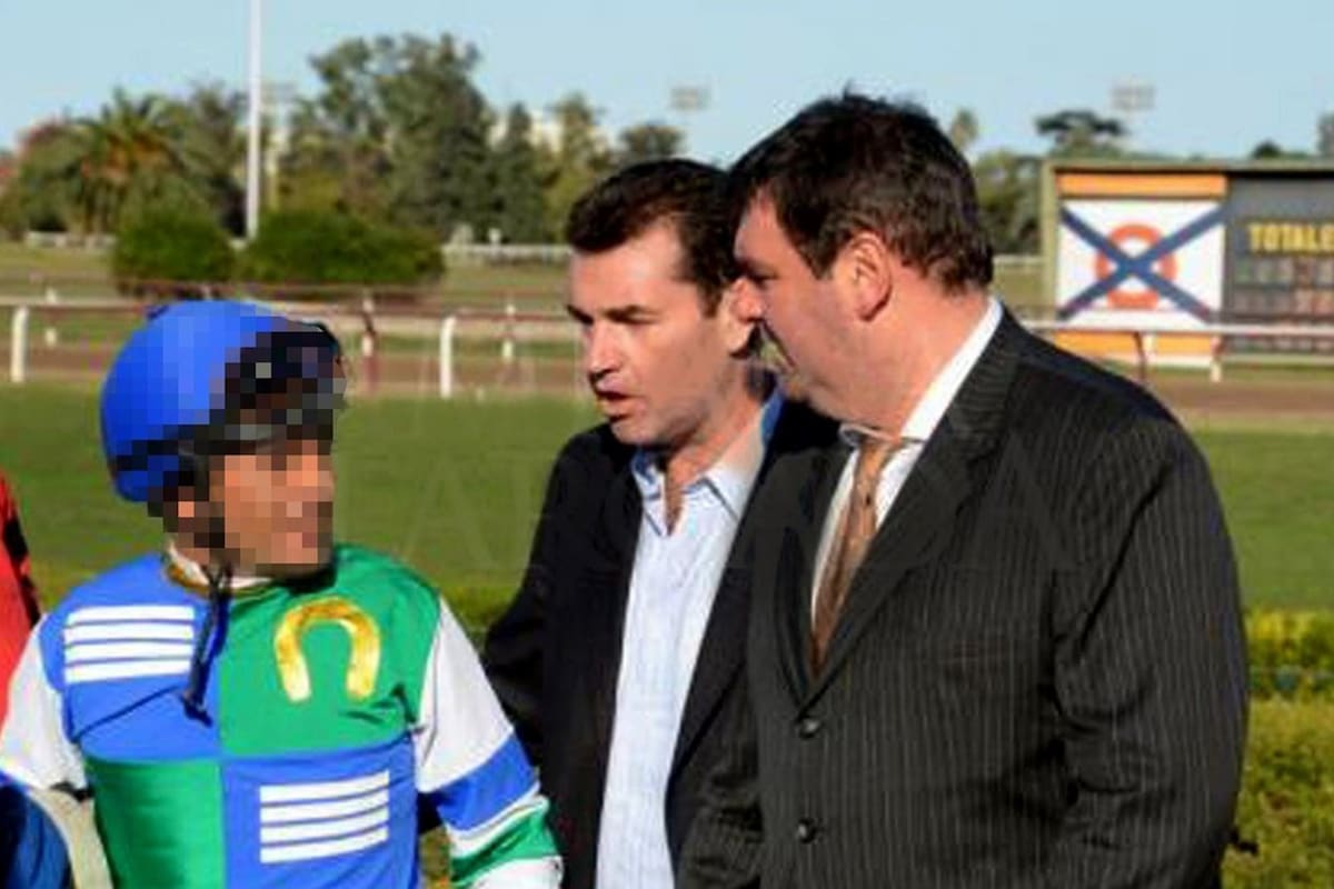 Los hermanos Alfredo y Ariel Lijo, fanáticos de las carreras de caballos