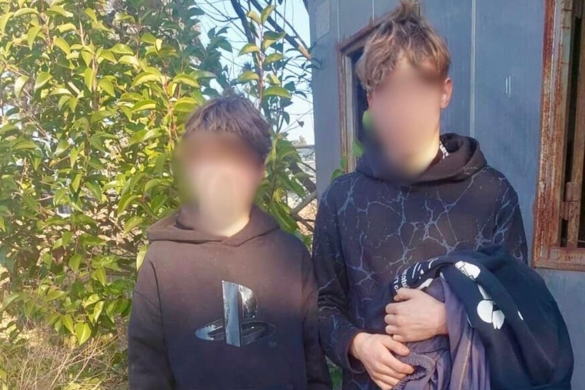 Los hermanos fueron encontrados después de haber estado desaparecidos más de 24 horas