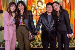 Los hermanos Maradona se reunieron por una importante inauguración (Foto Instagram @santimcarreras)