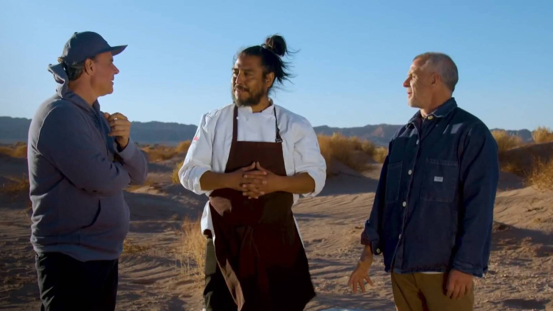 Roberto Petersen junto a Leonole Cuevas, en San Pedro de Atacama.