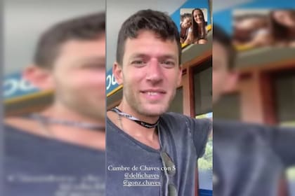Los hermanos se reunieron mediante videollamada (Foto Instagram @chavespauok)