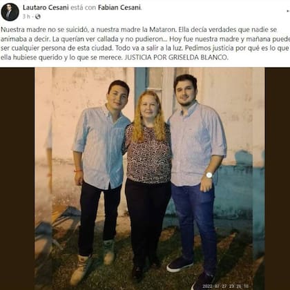 Los hijos de Griselda Blanco exigieron justicia por su madre, que "decía verdades que nadie se animaba a decir"