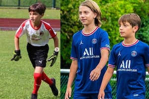 Los hijos de Maxi López y Wanda Nara en París