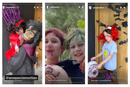 Los hijos de Pampita disfrazados