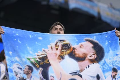 Los hinchas argentinos copan el estadio en Miami