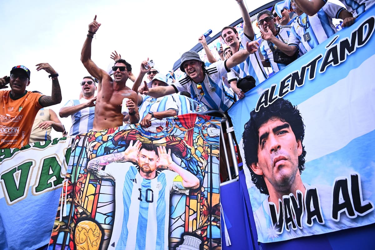Los hinchas de la selección coparon Kansas