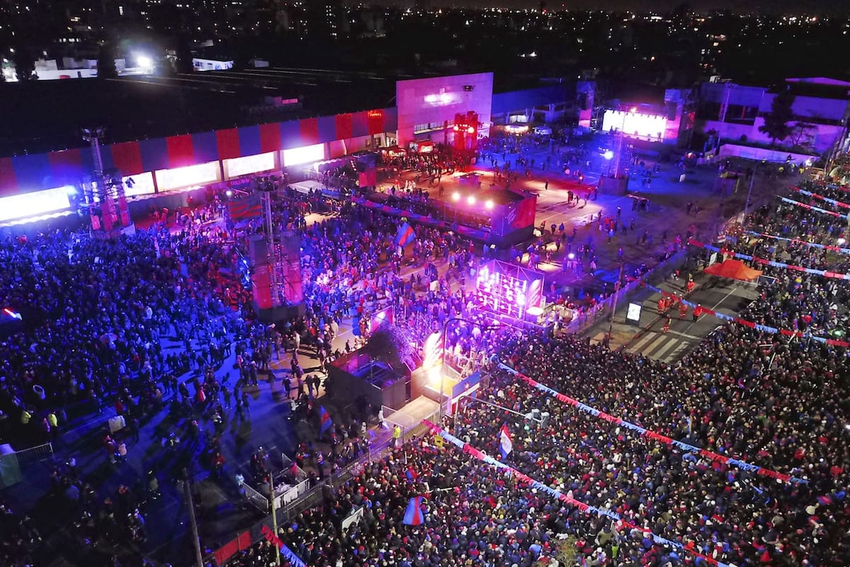 Los hinchas de San Lorenzo colmaron Boedo