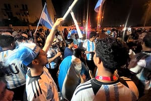 Los hinchas esperan a la Selección en Qatar