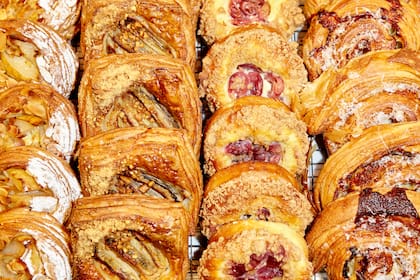 Los hojaldrados y laminados dulces son unos de los fuertes de la oferta.
