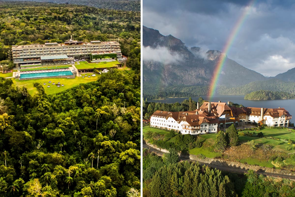 Los hoteles Gran Meliá Iguazú y el LLao LLao Hotel & Resort competirán por el premio "Mejor Hotel de Sudamérica"