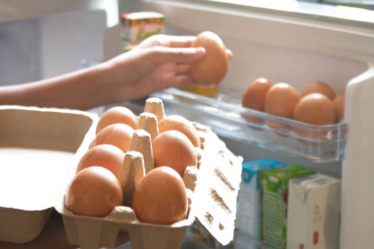 Los huevos no deben almacenarse en la puerta de la heladera (Foto: iStock)