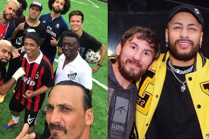 Los imitadores de Neymar y otros futbolistas