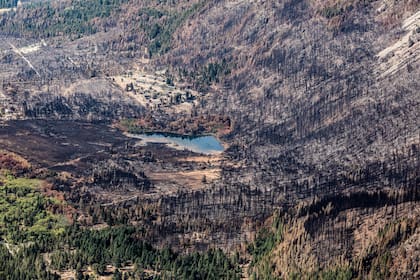 Los incendios en la zona de Epuyén