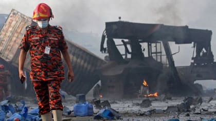 Los incendios industriales son comunes en Bangladesh y, a menudo, se atribuyen a las malas normas de seguridad