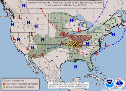 Los índices de calor se mantendrán cerca o por encima de los 100°F (37,8°C), con cifras que alcanzarían hasta 115°F (46,1°C) en varias localidades hasta el domingo