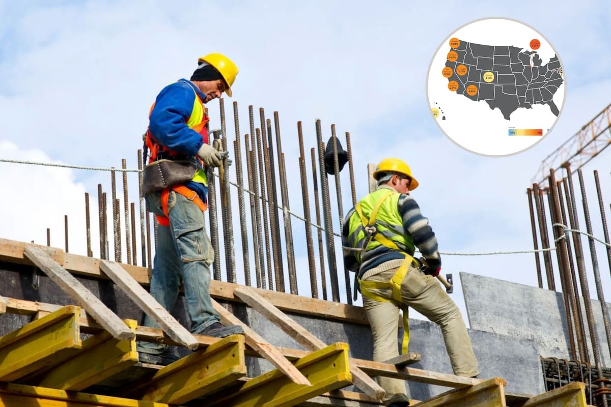 Los inmigrantes representan una gran parte de las plantillas de trabajadores de la construcción en Estados Unidos