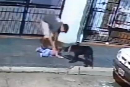 Los instantes previos a que la perra Lola reciba una brutal paliza a manos de su dueño en Santa Fe