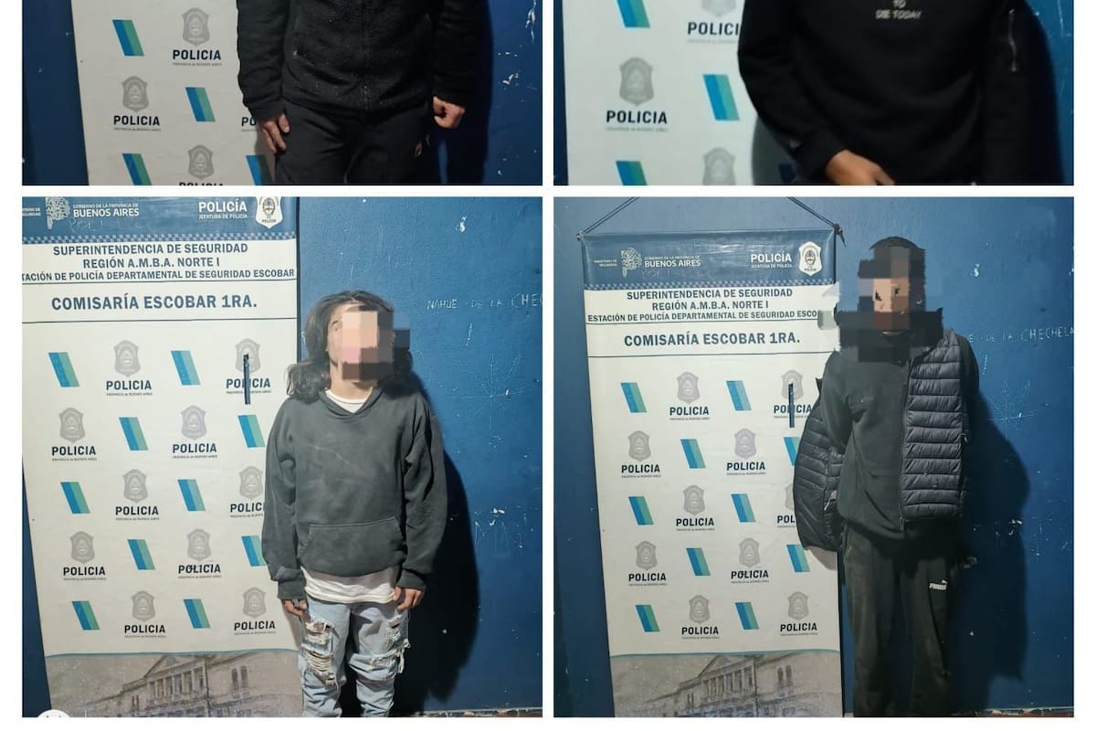 Los integrantes de la banda de boqueteros que planeaba robar un banco