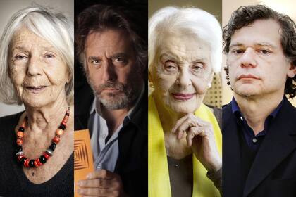 Los intelectuales Beatriz Sarlo, Mariano Llinás, Graciela Fernández Meijide y Roberto Gargarella
