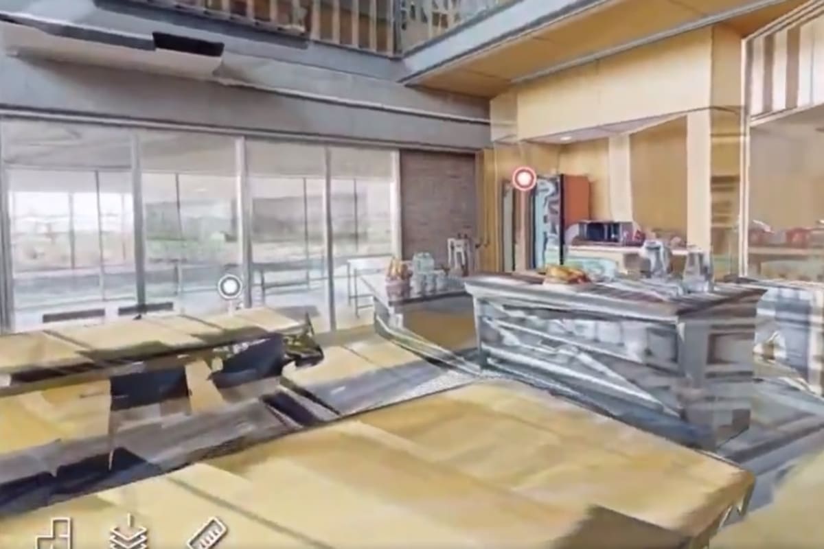 Los interiores del Hotel Jorge Griffa, donado por Marcelo Bielsa