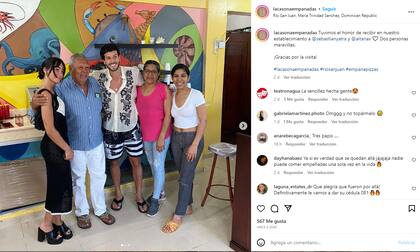 Los intérpretes visitaron un famoso restaurante local para disfrutar de unas empanadas