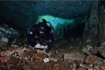 Los investigadores encontraron rastros de presencia humana en lo profundo de las minas