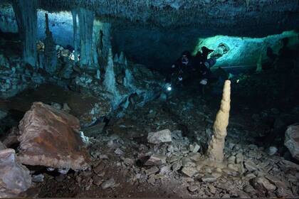 Los investigadores encontraron rastros de presencia humana en lo profundo de las minas