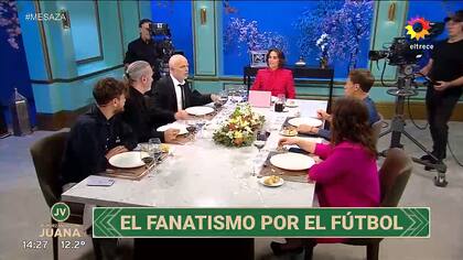 Los invitados al Almorzando reflexionaron sobre los mandatos familiares en cuento al deporte y surgieron cruces impensados