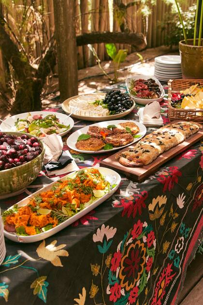 Los invitados degustaron una amplia variedad de platos