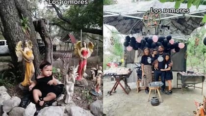 Los invitados y la cumpleañera se visitaron acorde a la temática
Foto: TikTok: @janethzapata31
El video