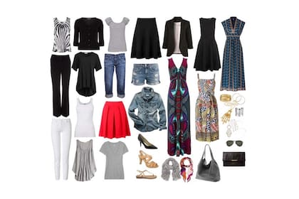 Los items elegidos por la autora del blog Wardrobe Oxygen desde que asumió el desafío.