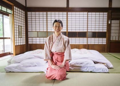 Los japoneses suelen dormir en el suelo y es una práctica normal para ellos