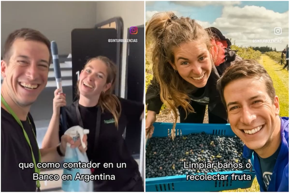 Los jóvenes argentinos explicaron algunos de los trabajos que tuvieron en el extranjero