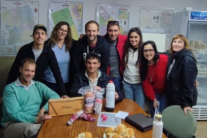 Los jóvenes de la la Asociación Rural de Salliqueló