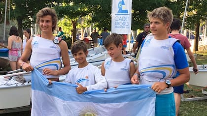 Los jóvenes navegantes argentinos