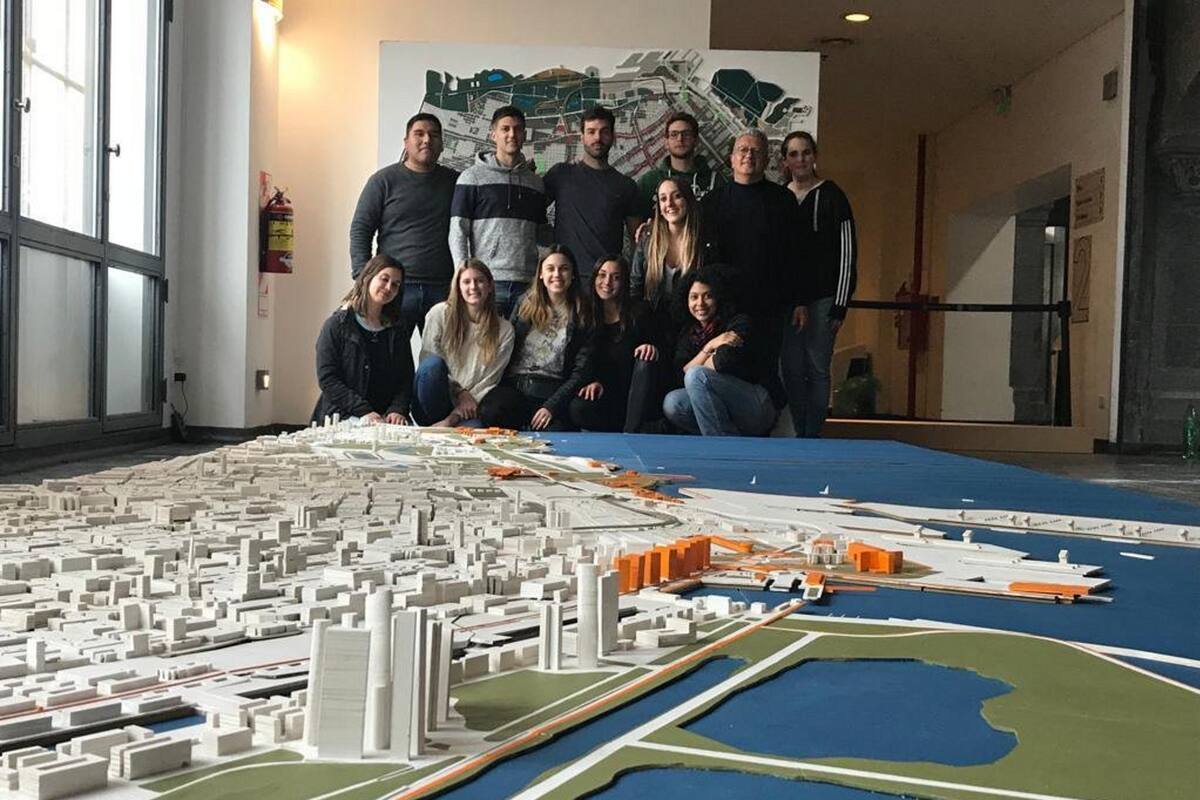 Los jóvenes trabajaron seis meses en el diseño de la maqueta premiada