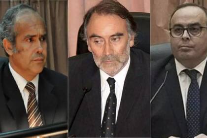 Los jueces Castelli, Bruglia y Bertuzzi
