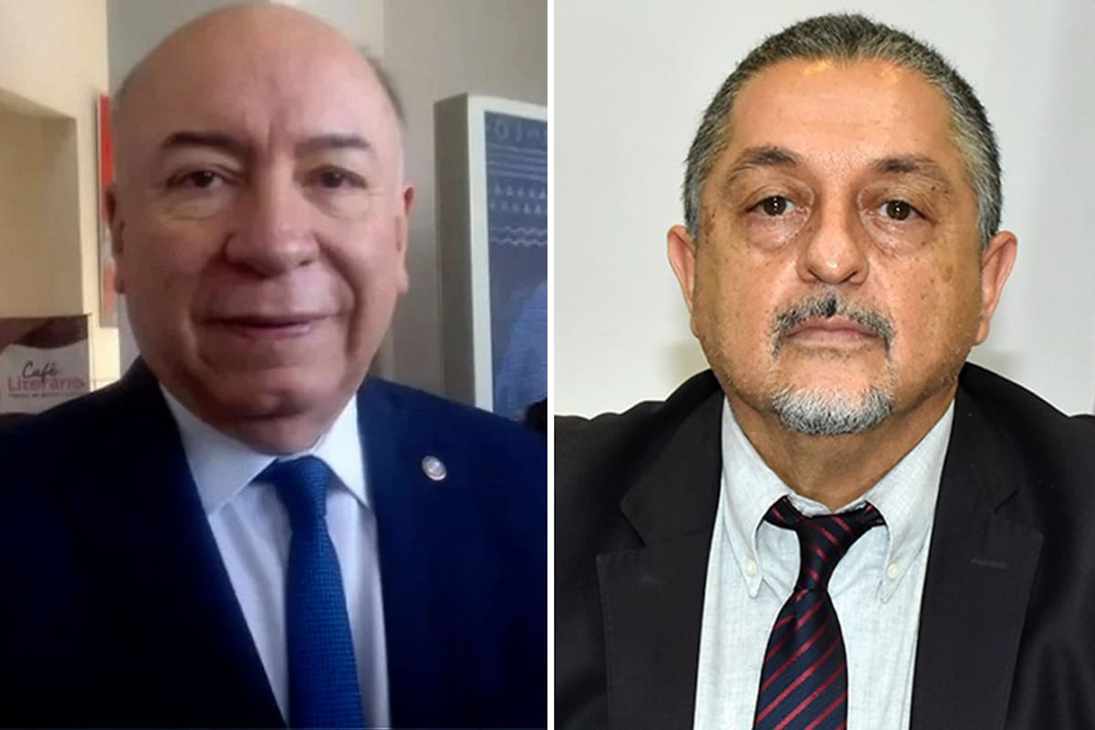 Los jueces Daniel Herrera Piedrabuena y Jorge Gamal Abdel Chamía