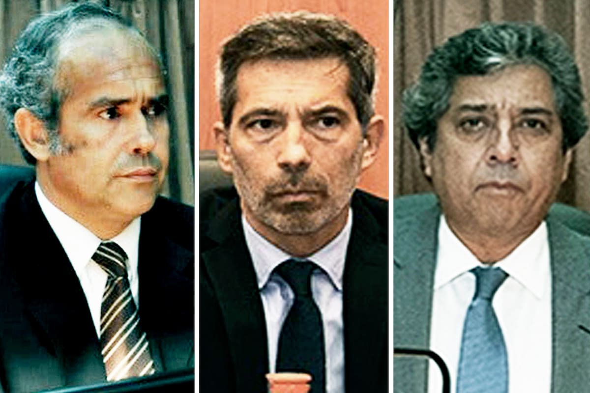 Los jueces del caso cuadernos: Germán Castelli, Enrique Méndez Signori y Fernando Canero
