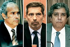 Los jueces del caso cuadernos: Germán Castelli, Enrique Méndez Signori y Fernando Canero
