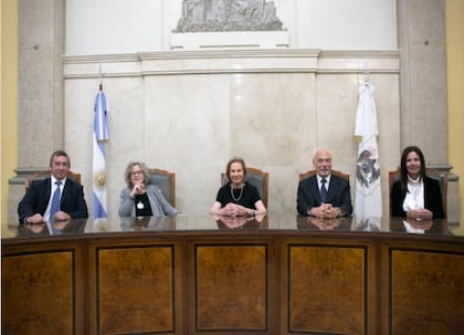 Los jueces del Tribunal Superior de Justicia de la Ciudad de Buenos Aires
